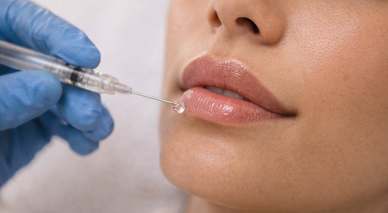Preenchimento labial com ácido hialurônico em Valinhos